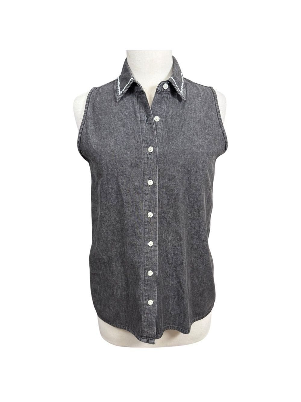 Vintage Clifford & Wills Sleeveless Top Size 6 Gray